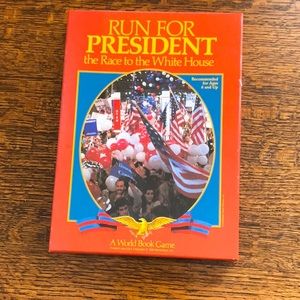 World Book Board Game Run For President 1988 UNUSED New In Box